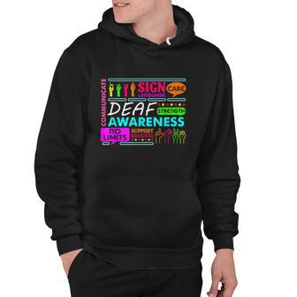 Deaf Awareness Sign Deafness Hearing Loss Warrior Tshirt Hoodie - Monsterry