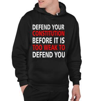 Defend Your Constitution Hoodie - Monsterry UK