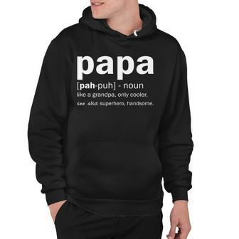 Definition Of A Papa Hoodie - Monsterry