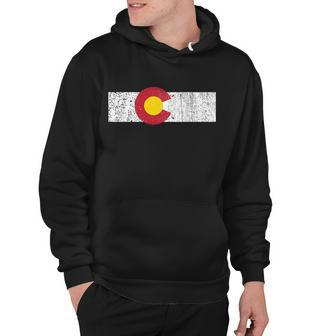 Distressed Colorado State Flag Denver Co Patriotic Tshirt Hoodie - Monsterry