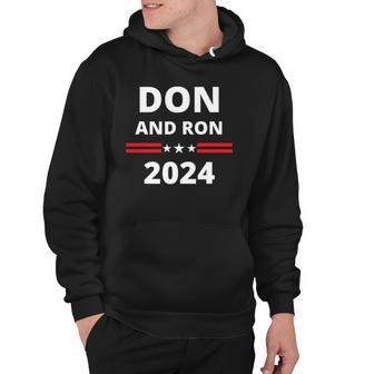 Don And Ron 2024 &8211 Make America Florida Republican Election Hoodie | Mazezy