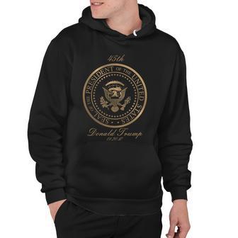 Donald Trump Gold Seal - 45Th President Tshirt Hoodie - Monsterry