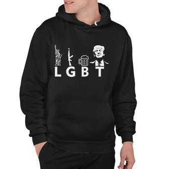 Donald Trump Lgbt Liberty Guns Beer Trump Tshirt Hoodie - Monsterry