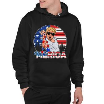 Donald Trump Merica Salt Bae Hoodie - Monsterry