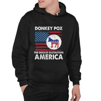 Donkey Pox The Disease Destroying America Anti Biden Hoodie - Monsterry DE