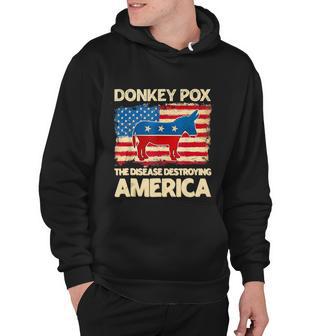 Donkey Pox The Disease Destroying America Funny Donkeypox V3 Hoodie - Monsterry AU