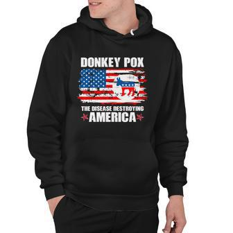 Donkey Pox The Disease Destroying America V2 Hoodie - Monsterry AU