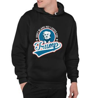 Dont Blame Me I Voted For Trump Usa Vintage Retro Great Gift Hoodie - Monsterry