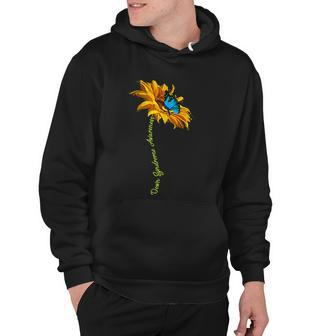 Down Syndrome Awareness Butterfly Sunflower Tshirt Hoodie - Monsterry DE