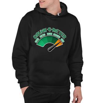 Drunk O Meter Sober Buzzed Smashed Irish Hoodie - Monsterry