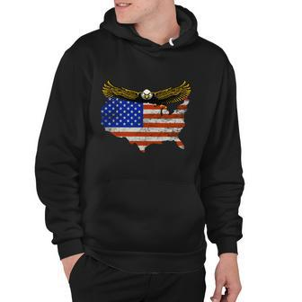 Eagle Mullet 4Th Of July Usa American Flag Gift Hoodie - Monsterry