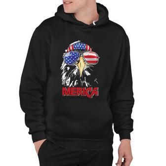 Eagle Mullet 4Th Of July Usa American Flag Merica Funny Gift Hoodie - Monsterry