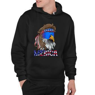 Eagle Mullet 4Th Of July Usa American Flag Merica Gift V9 Hoodie - Monsterry