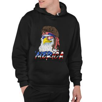 Eagle Mullet Merica 4Th Of July Usa American Flag Patriotic Gift Hoodie - Monsterry