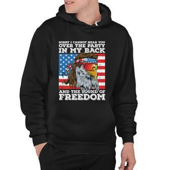 Eagle Mullet Party In The Back Sound Of Freedom 4Th Of July Gift Hoodie - Monsterry