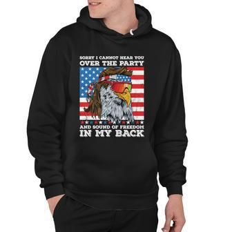 Eagle Mullet Sound Of Freedom Party In The Back 4Th Of July Gift Hoodie - Monsterry CA
