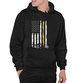 Electrician American Flag Usa Hoodie - Monsterry CA