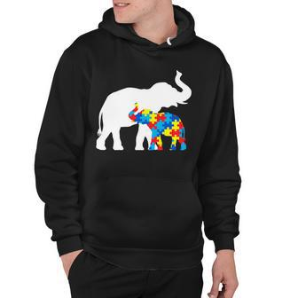 Elephant Puzzle Autism Parents Tshirt Hoodie - Monsterry