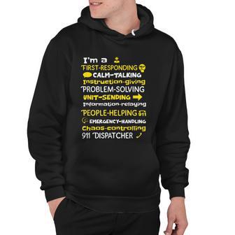 Emergency Dispatcher Thin Yellow Line Dispatcher Tshirt Hoodie - Monsterry