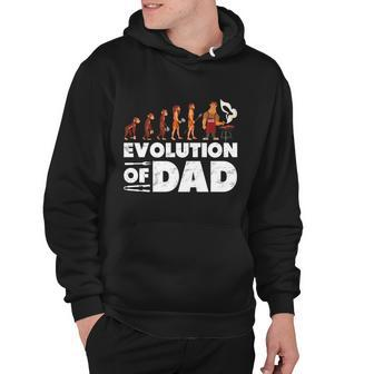 Evolution Of Dad Grilling Fathers Day Bbq Grill Men Hoodie - Thegiftio UK