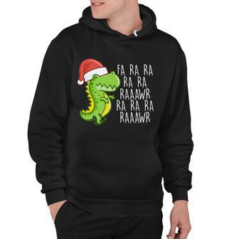 Fa Ra Ra Rawr Dinosaur Christmas Tshirt Hoodie - Monsterry
