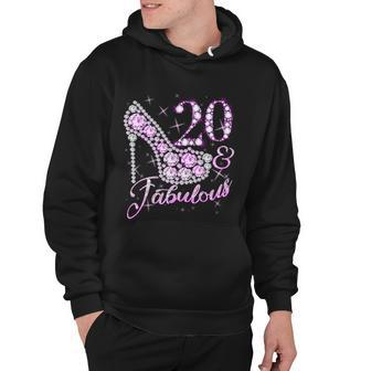 Fabulous & 20 Sparkly Shiny Heel 20Th Birthday Hoodie - Monsterry