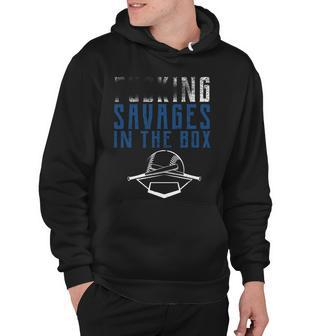 Faded Fn Savages In The Box Baseball Hoodie - Monsterry CA