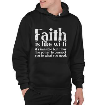 Faith Is Like Wifi God Jesus Religious Christian Men Women Hoodie - Monsterry AU