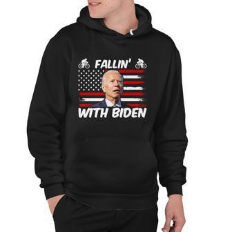 Fallin With Biden Funny Bike Meme Hoodie - Monsterry CA