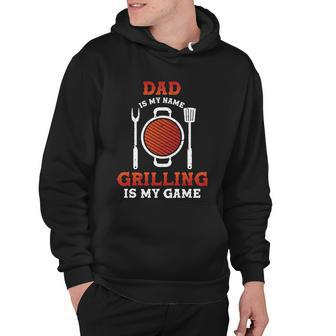 Fathers Day Bbq Grilling Chef Dad Naughty Grilling Men Hoodie - Thegiftio UK