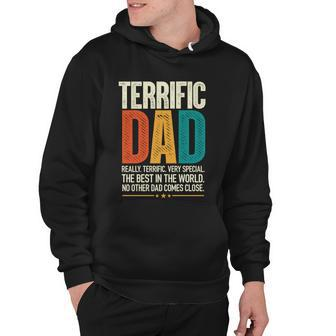 Fathers Day Gift For Dad Funny Donald Trump Terrific Dad Gift Hoodie - Monsterry