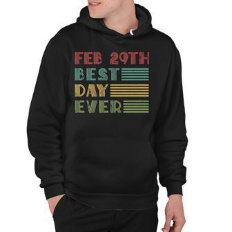 Feb 29 Leap Day Leap Year Best Day Vintage Hoodie - Thegiftio UK