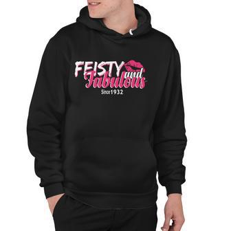 Feisty And Fabulous Since 1932 90Th Birthday Hoodie - Monsterry UK