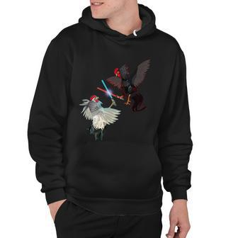 Fighting Rosters Lightsaber Cockfight Hoodie - Monsterry