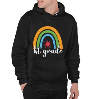 First Day Of School 1St Grade Rainbow Lover Back To School Hoodie - Monsterry