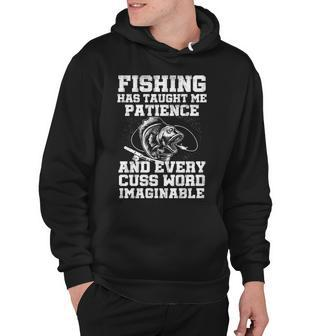 Fishing Has Taught Me Patience Hoodie - Seseable