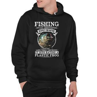 Fishing - Its All About Respect Hoodie - Seseable
