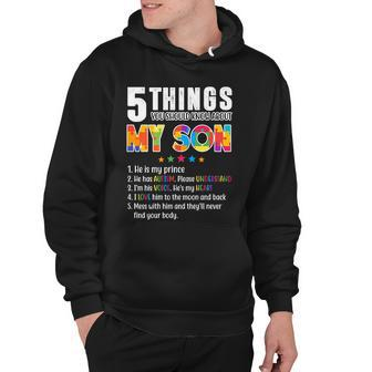 Five Things You Should Know About My Son Autism Hoodie - Thegiftio UK