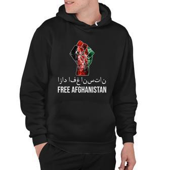 Free Afghanistan Fist Arabic Writing Tshirt Hoodie - Monsterry AU