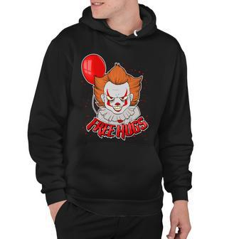 Free Hugs Scary Clown Funny Hoodie - Monsterry
