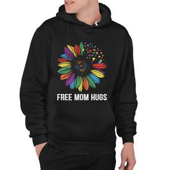 Free Mom Hugs Daisy Lgbt Pride Month Hoodie - Monsterry DE