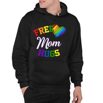 Free Mom Hugs Lgbt Gay Pride Heart Hoodie - Monsterry UK