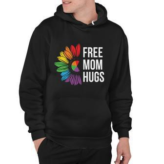 Free Mom Hugs Rainbow Lgbt Pride Month Hoodie - Monsterry