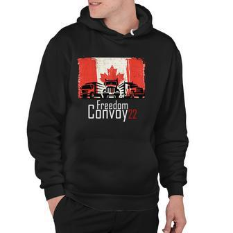 Freedom Convoy 22 Canada Truckers Hoodie - Monsterry