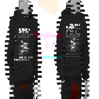 Funny Cheer Cheerleader 100 Cheerleader From Bow Coach Gift Hoodie - Monsterry