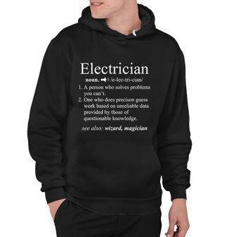 Funny Electrician Definition Shirt Electrical Engineer Gift Hoodie - Monsterry