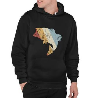 Funny Fish Retro Style Vintage Hoodie - Monsterry CA