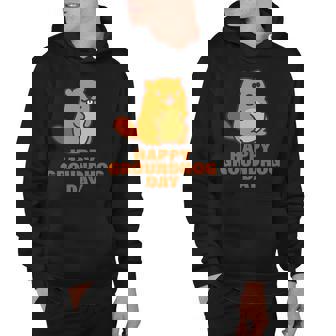 Funny Happy Groundhog Day V2 Hoodie - Thegiftio