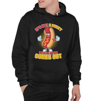 Funny Its Not A Party Until The Wiener Comes Out Tshirt Hoodie - Monsterry CA