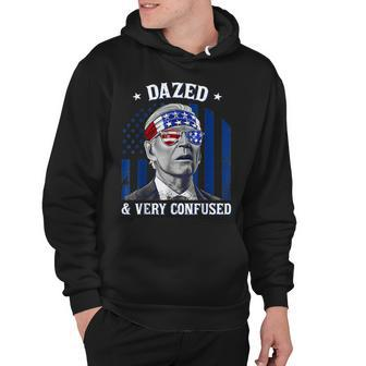 Funny Joe Biden Dazed And Very Confused 4Th Of July 2022 V3 Hoodie - Seseable